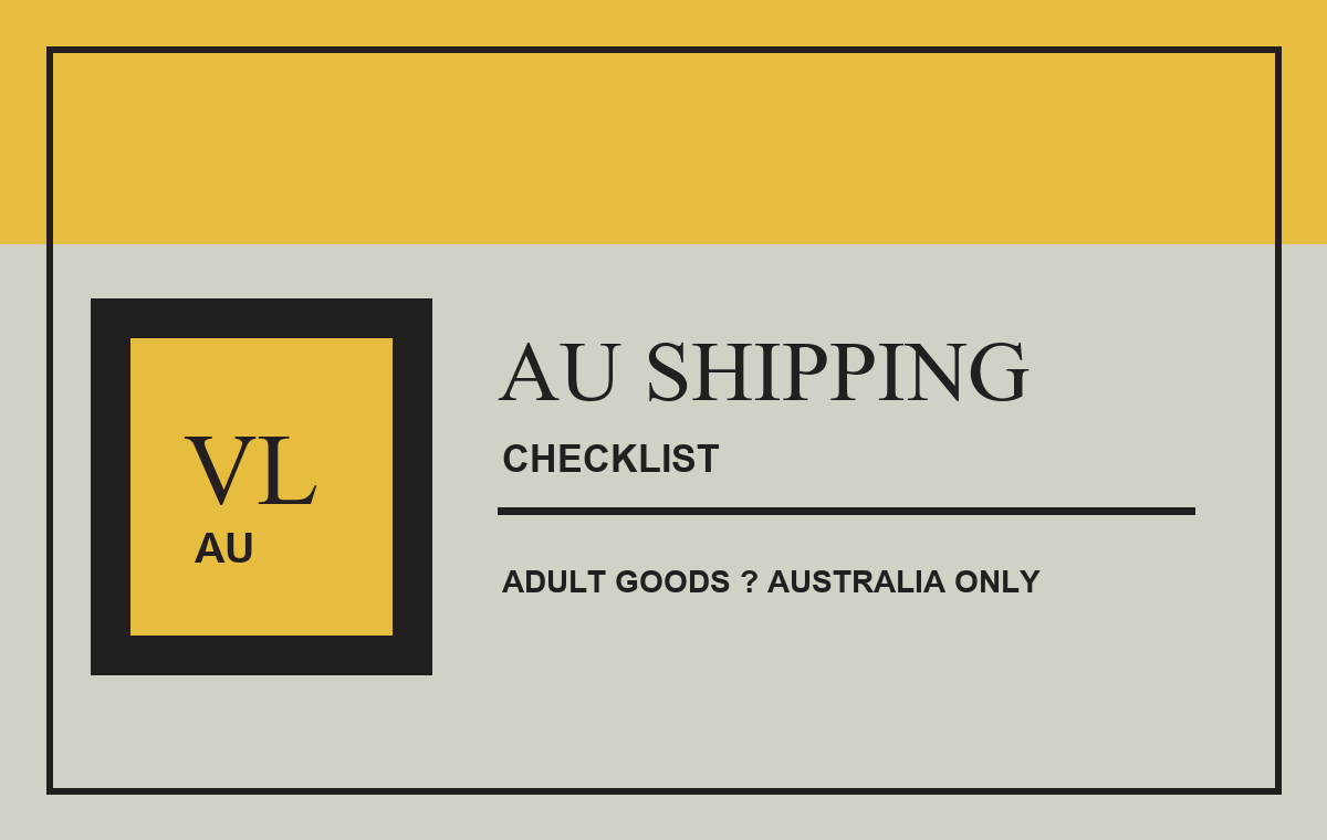 Australia tobacco shipping and adult order checklist